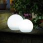 Preview: Solarleuchte Kugel Orb 20 cm "Lunière" Lampe